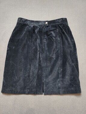Vintage Suede Skirt Cosa Nova Genuine Suede Mini Skirt Size 11